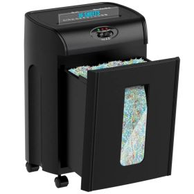 Woolsche Paper Shredder, 16-Sheet Cross Cut With 4.76-Gallon Pull Out Basket, P-4 Security Level, 3-Mode Design Shred Paper And CD/Credit Card, D (Option: LYCD290P15B)