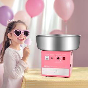 Commercial Cotton Candy Machine Sugar Floss Maker 1000W For Party Home Pink (Option: PINK)