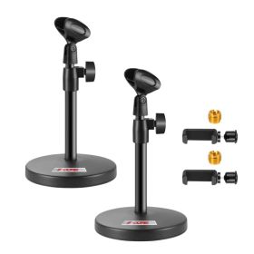 5 Core Mic Stand 3 In 1 Desktop Microphone Stands Adjustable Table Microfono Holder W Phone Clamp - MS RBS BOOM (Option: 2pcs)