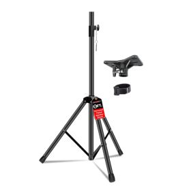 5 Core Speaker Stand Height Adjustable PA DJ Tripod Studio Monitor Stands W 35mm Compatible Insert - SS ECO 1PK BLK WoB (Option: Black)